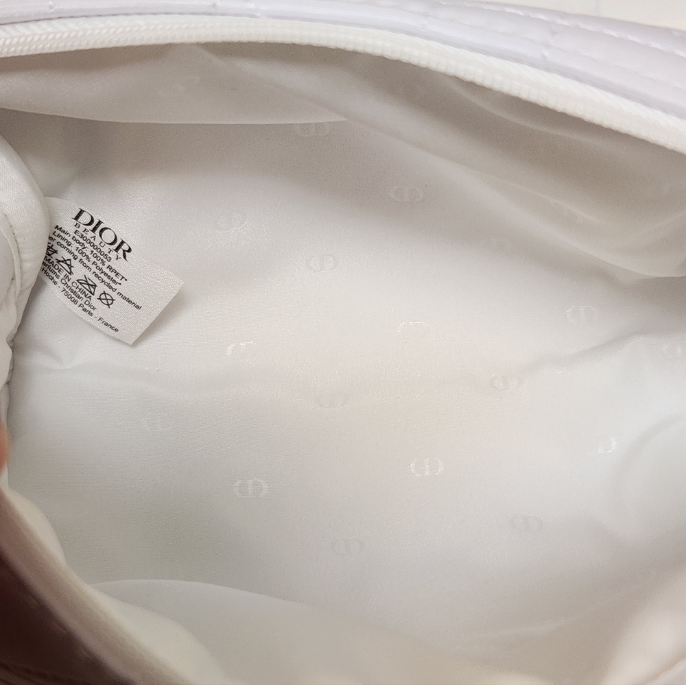 Dior Cosmetic Makeup Pouch Bag with White Zipper New No Tag - Picture 6 of 9
